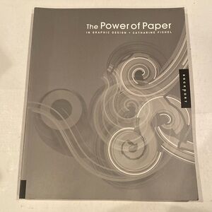 NWT “The Power of Paper in Graphic Design,” oversized soft cover